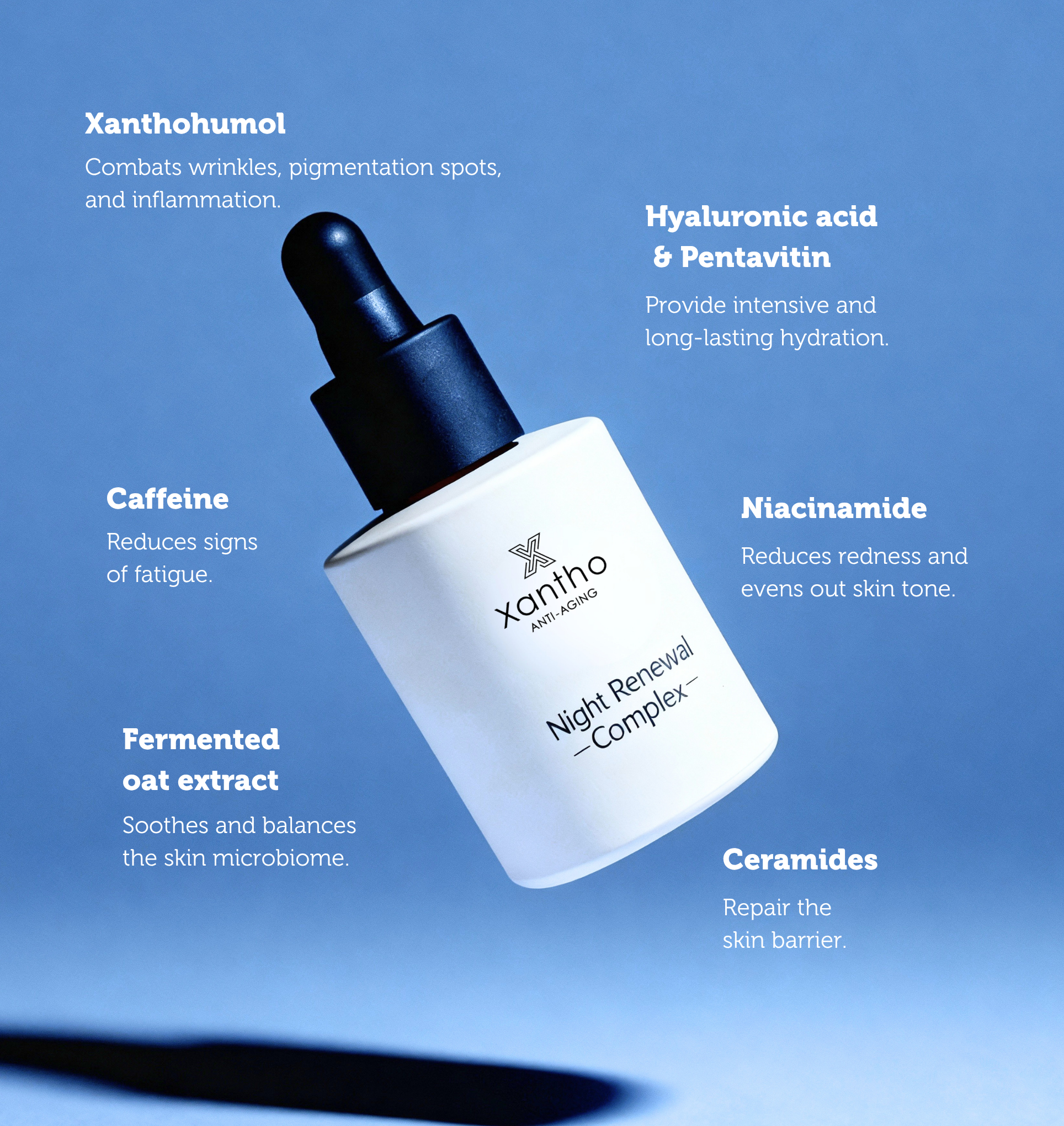 Night Renewal Complex – Ultimate restorative night serum – Xantho