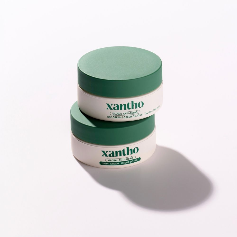 Xantho Anti-Aging Essentials Set met dagcrème en nachtcrème voor de droge huid