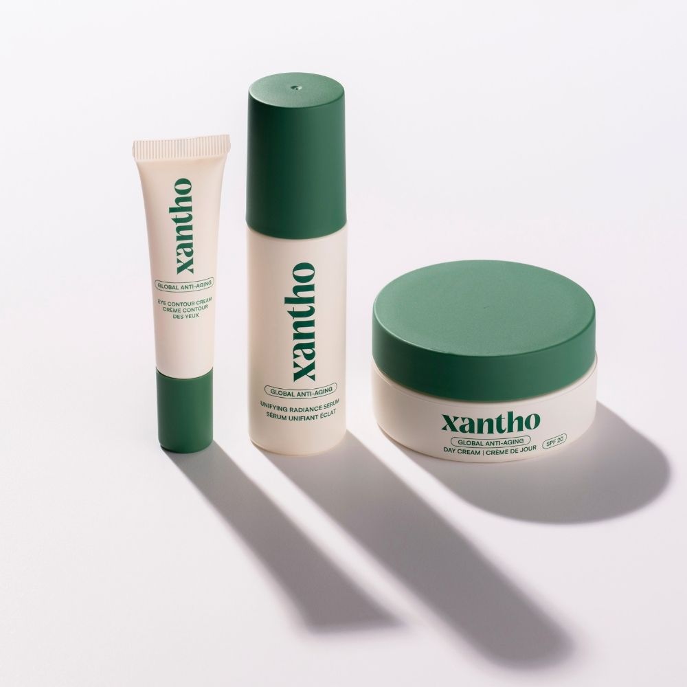Xantho Morning Glow Set SPF20 met oogcontour, serum en dagcrème