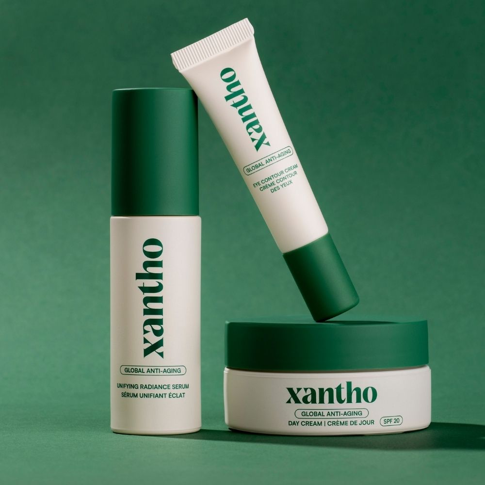Xantho anti-aging ochtendroutine met oogcontour, serum en dagcrème SPF20