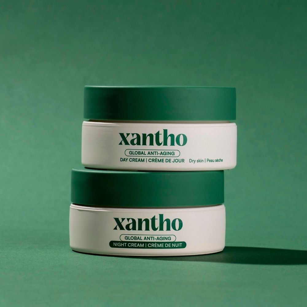 Xantho anti-aging dag- en nachtcrème set voor de droge huid