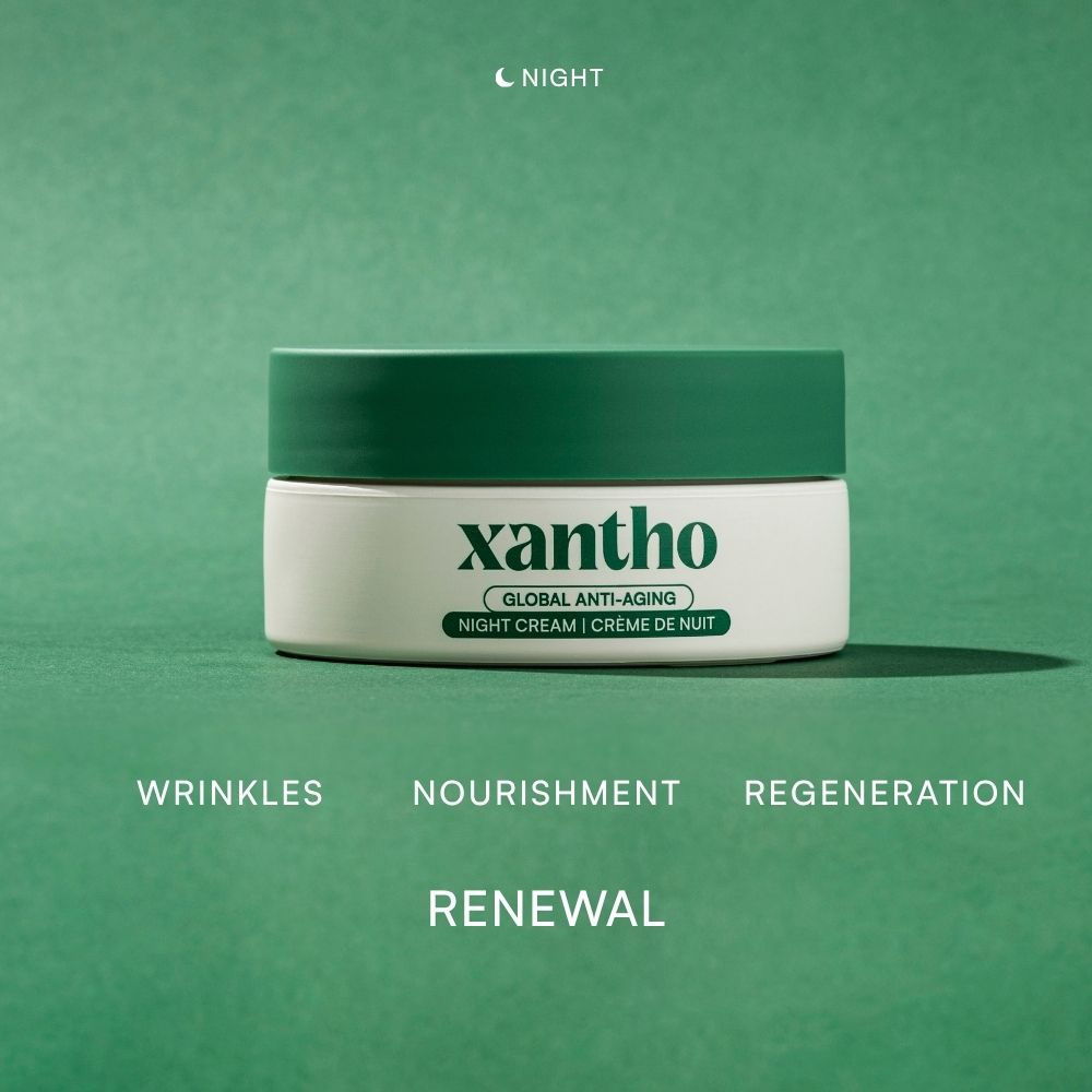 Xantho anti-aging nachtcrème voor rimpels, voeding en huidherstel